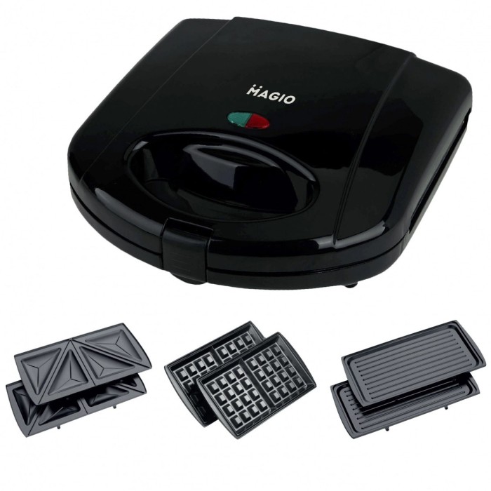 Гриль для шаурми професійний Magio, Електром'ясорубка для їдальні, Гриль притискний рифлений XE-25