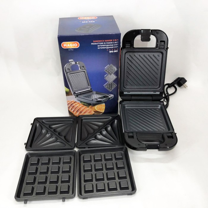 Універсальний гриль побутовий Magio MG-363 570 Вт, Електрогриль настільний для дому PK-37
