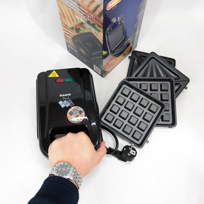 Універсальний гриль побутовий Magio MG-363 570 Вт, Електрогриль настільний для дому PK-37