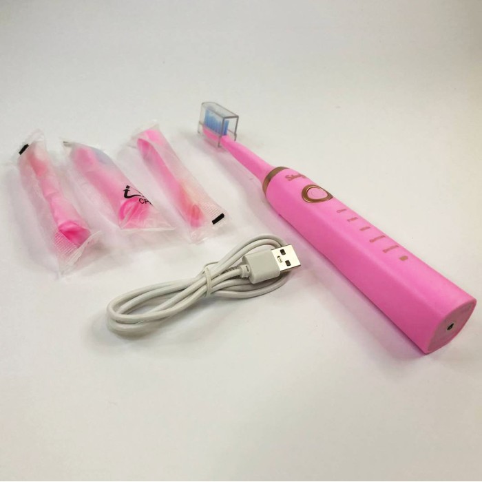 Електрична зубна щітка 5 режимів роботи, Зубна електрощітка для дітей і дорослих, Електрична щітка NW-66