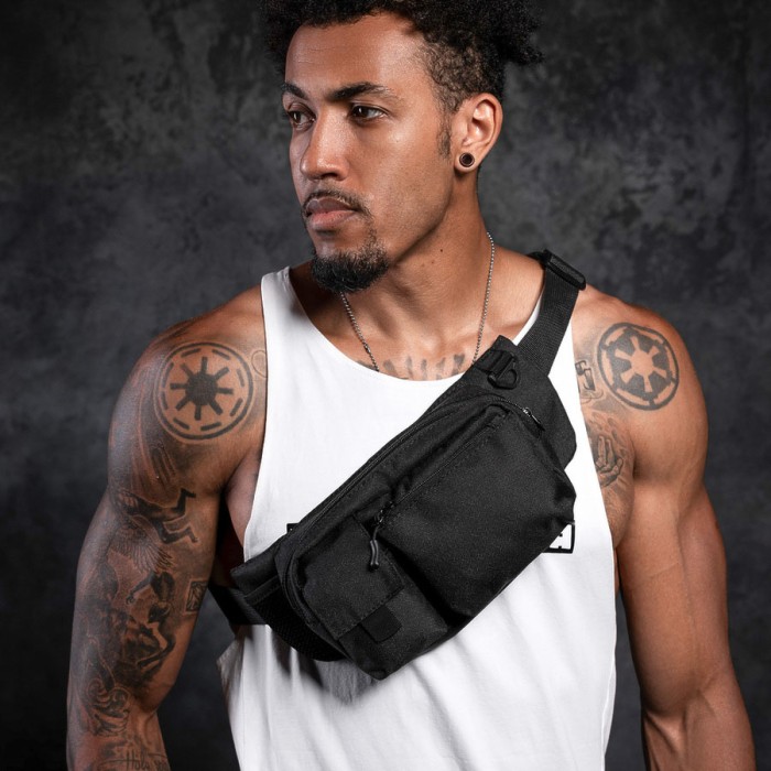 Чоловіча барсетка на пояс бананка чоловіча, Чоловіча бананка на пояс груди містка HC-55