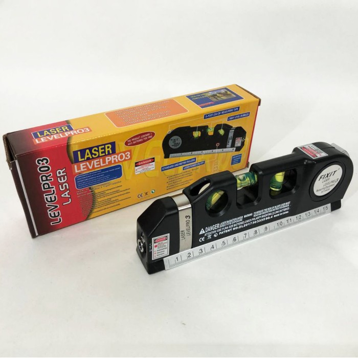 Нівелір будівельний Laser Level Pro 3, Лазерні прилади для будівництва, Нівелір простий YE-81