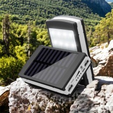 Стільниковий акумулятор Power Bank Solar 90000 mAh, Повербанк з CN-244 вбудованим ліхтариком