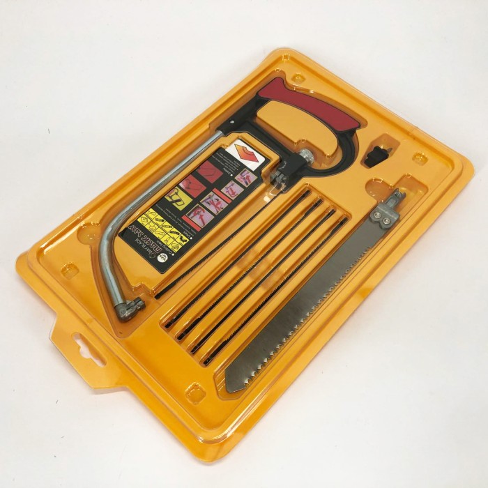 Ножівка по дереву HLV в наборі з пилками EO-59