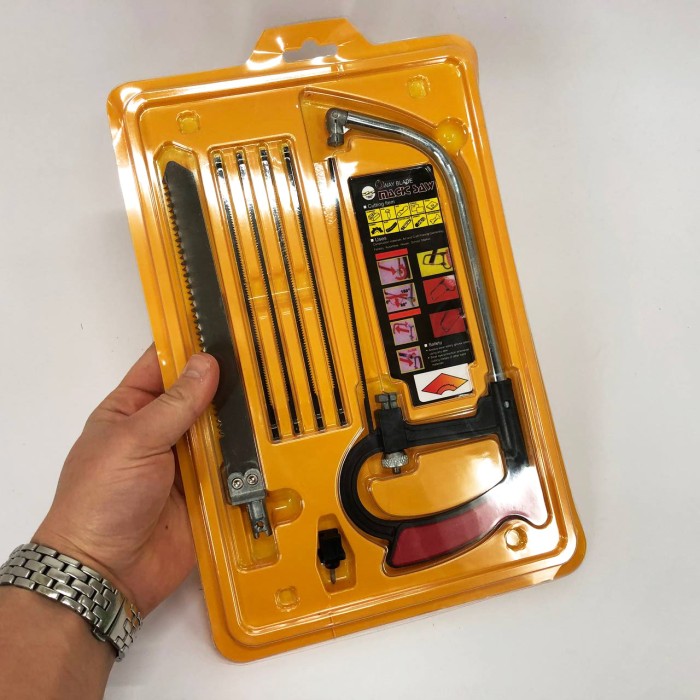 Ножівка по дереву HLV в наборі з пилками HQ-74