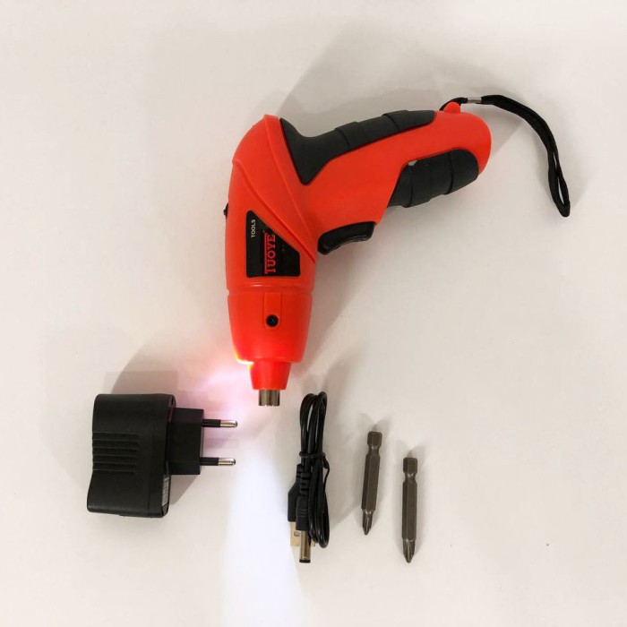 Магазинний акумуляторний шуруповерт, Дриль електричний, Електрична викрутка для дрібних деталей QD-25