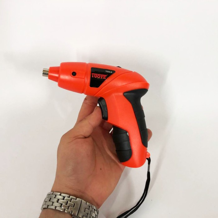 Компактний ударний шуруповерт, Акумуляторний викрут зі змінною насадкою, Шуруповерт для дому з кейсом UR-52