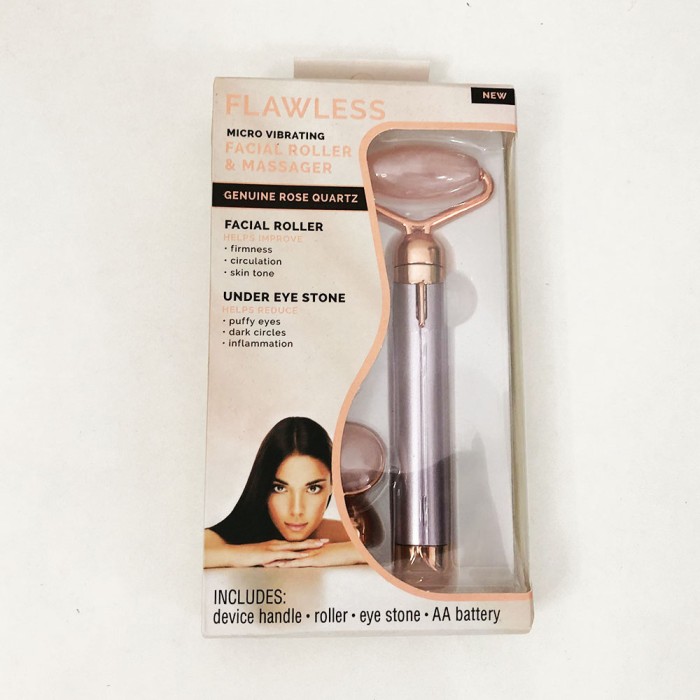 Масажер ролик електричний для особи Facial Roller Massager. Колір бежевий RT-80