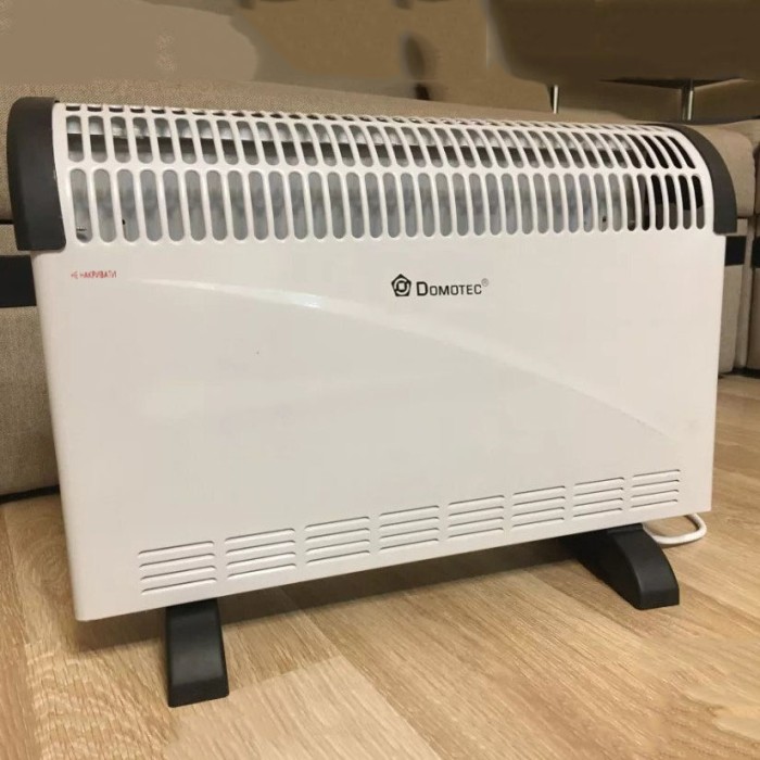Обігрівачі конвекторного типу Domotec MS-5904 2000 Вт, Компактний обігрівач конвектор VH-73