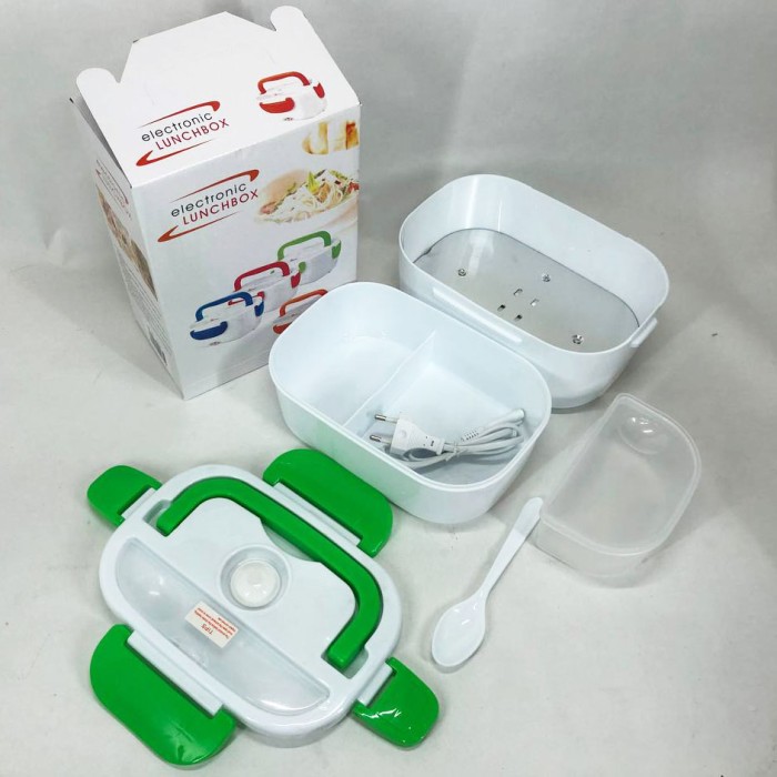 Продуктовий контейнер з підігрівом Lunch Heater 220 V, Термос для їжі AR-655 з контейнерами
