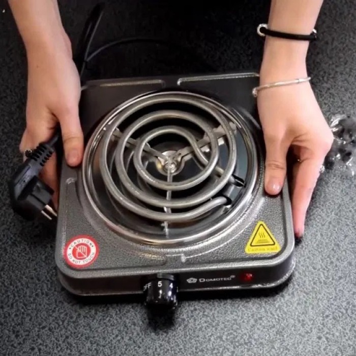 Міні електроплита, Плита електрична настільна електроплитка, Плити настільні для кухні переносні IT-29