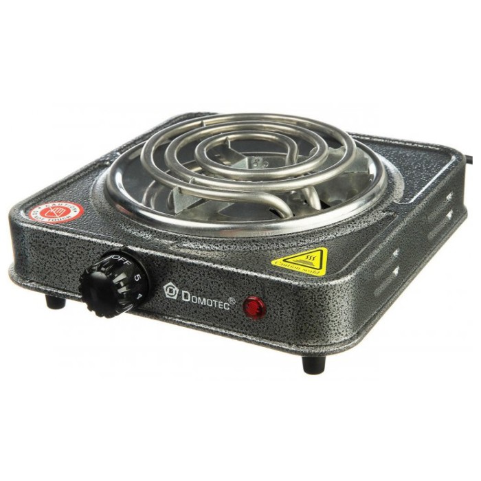 Портативна переносна плита Domotec MS-5801 1000 Вт, Стильна електро плита Портативна для кухні XB-21