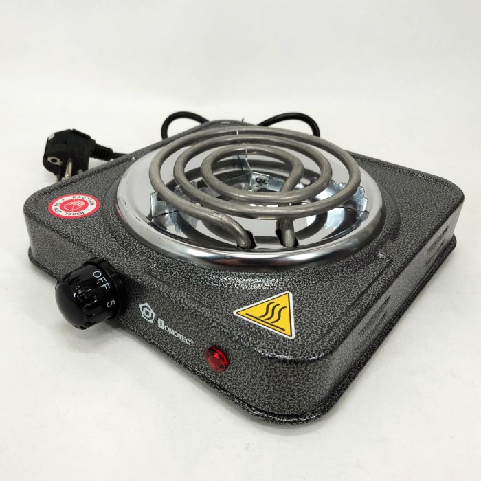 Портативна переносна плита Domotec MS-5801 1000 Вт, Стильна електро плита Портативна для кухні XB-21