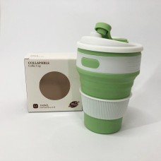 Розкладний стаканчик кемпінг, Складана кружка з силікону для походів, Складаний кухоль для кави JG-54