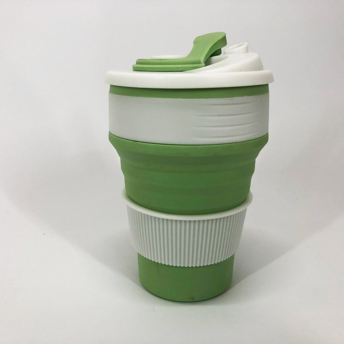 Розкладний стаканчик кемпінг, Складана кружка з силікону для походів, Складаний кухоль для кави JG-54