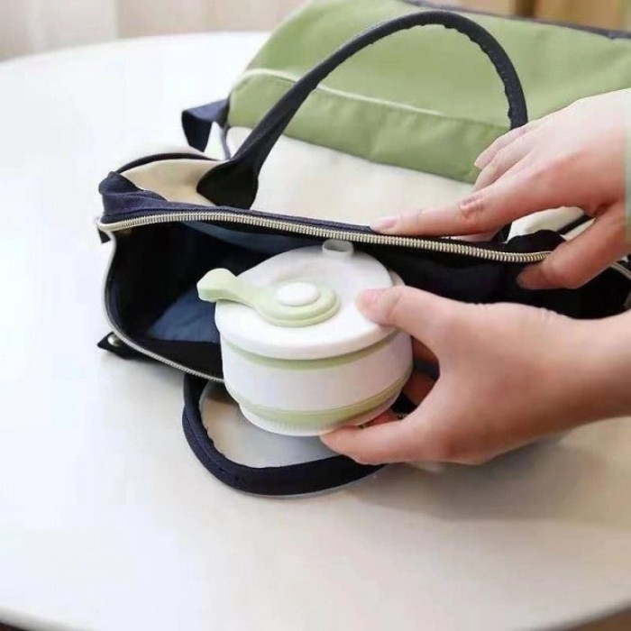 Розкладний стаканчик кемпінг, Складана кружка з силікону для походів, Складаний кухоль для кави JG-54