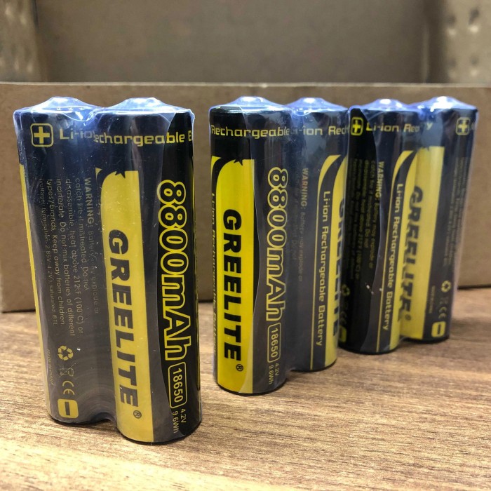 Акумулятор (1шт) 18650 Greelite 4.2V 9.6Wh Li-ion батарейка для ліхтарика ER-40