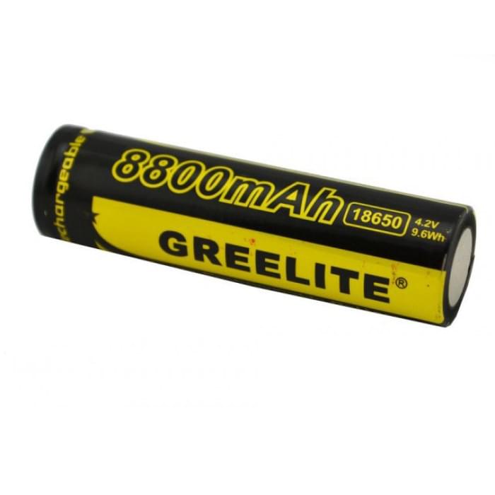 Акумулятор (1шт) 18650 Greelite 4.2V 9.6Wh Li-ion батарейка FY-616 для ліхтарика