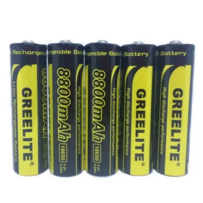 Акумулятор (1шт) 18650 Greelite 4.2V 9.6Wh Li-ion батарейка FY-616 для ліхтарика