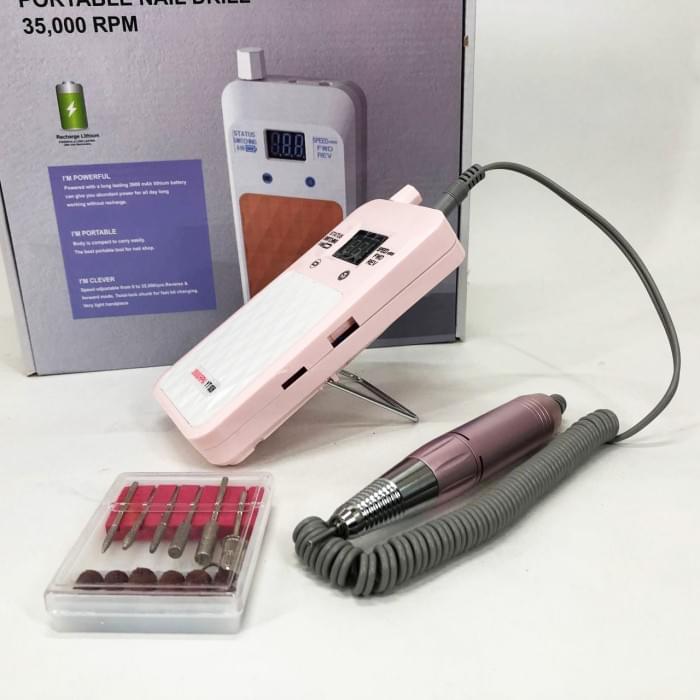 Фрезер для педикюру Nail Drill YT-928 розовый, Хороший фрезер для манікюру, Апарат XF-827 для манікюру