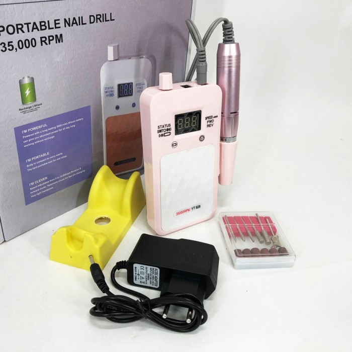 Спеціальний фрезер для майстра манікюру Nail Drill YT-928 розовый, Фрезер апаратний манікюр LK-93