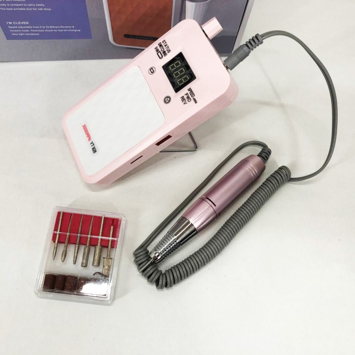 Спеціальний фрезер для майстра манікюру Nail Drill YT-928 розовый, Фрезер апаратний манікюр LK-93