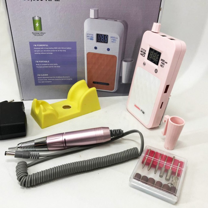 Спеціальний фрезер для майстра манікюру Nail Drill YT-928 розовый, Фрезер апаратний манікюр LK-93