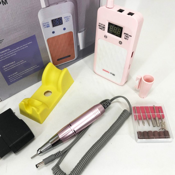Спеціальний фрезер для майстра манікюру Nail Drill YT-928 розовый, Фрезер апаратний манікюр LK-93