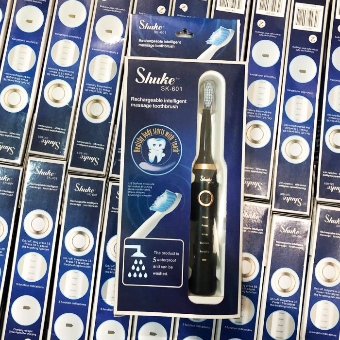 Зубна щітка з моторчиком, Пристрій зубної електрощітки, Потужна ультразвукова зубна щітка JU-70