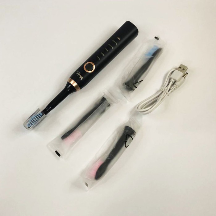 Зубна щітка з моторчиком, Пристрій зубної електрощітки, Потужна ультразвукова зубна щітка JU-70