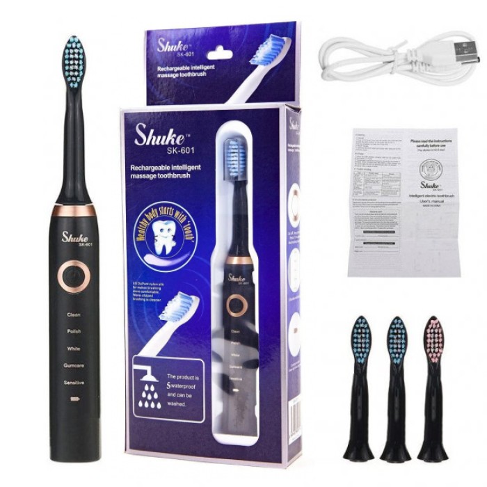 Зубна щітка з моторчиком, Пристрій зубної електрощітки, Потужна ультразвукова зубна щітка JU-70