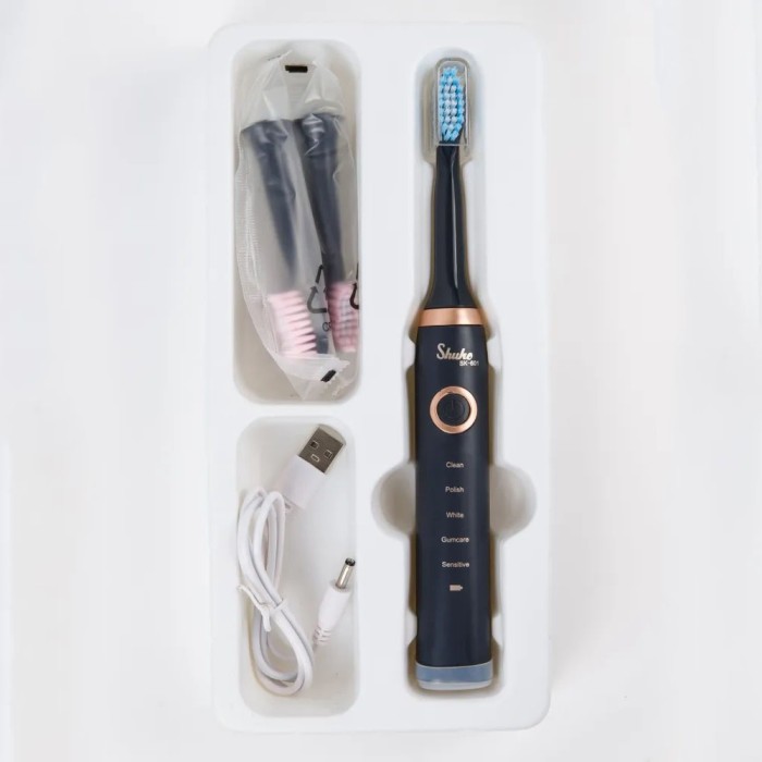 Зубна щітка з моторчиком Shuke, Електрична щітка, Зубна щітка електро доросла акумуляторна OZ-27
