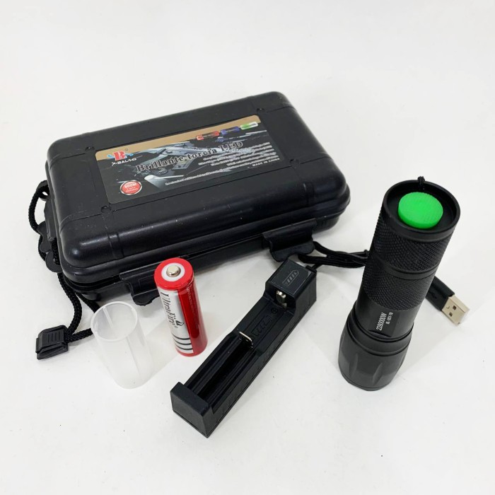 Тактичний ліхтар на акумуляторі з юсб BL-1831, Перезаряджуваний ручний ліхтар Зручний ручний QG-86