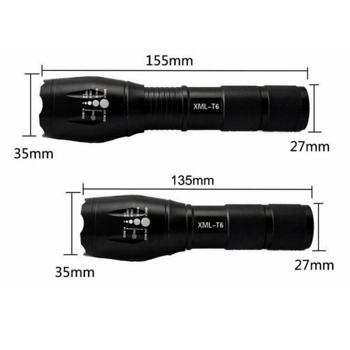 Тактичний ліхтар на акумуляторі з юсб BL-1831, Перезаряджуваний ручний ліхтар Зручний ручний QG-86