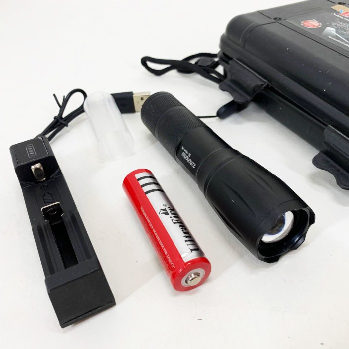 Тактичний ліхтар на акумуляторі з юсб BL-1831, Перезаряджуваний ручний ліхтар Зручний ручний QG-86
