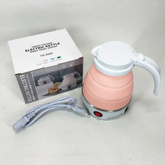 Електрочайник складаний Travel Folding 600ml. Колір: рожевий NX-25
