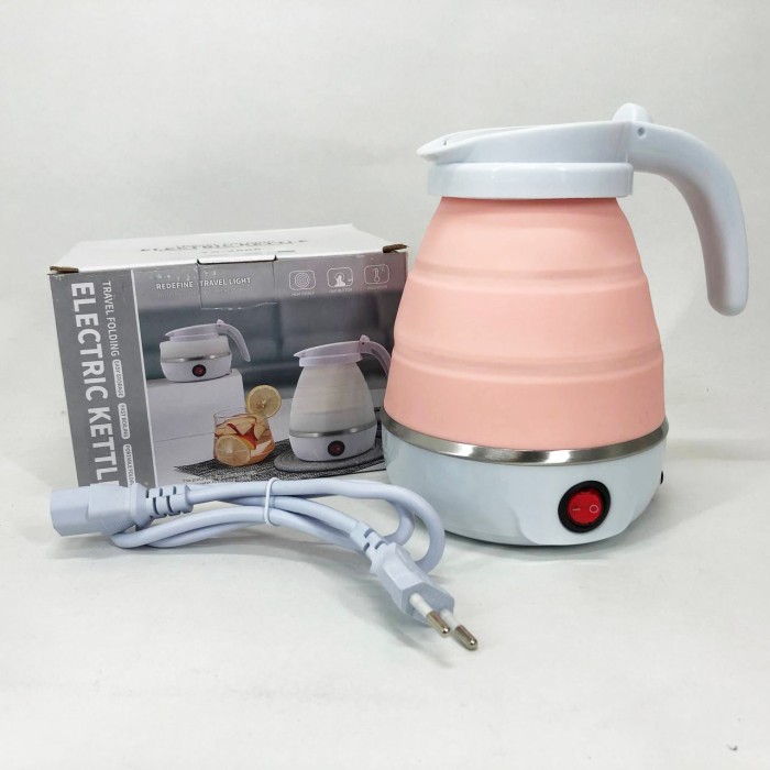 Електрочайник складаний Travel Folding 600ml. Колір: рожевий NX-25