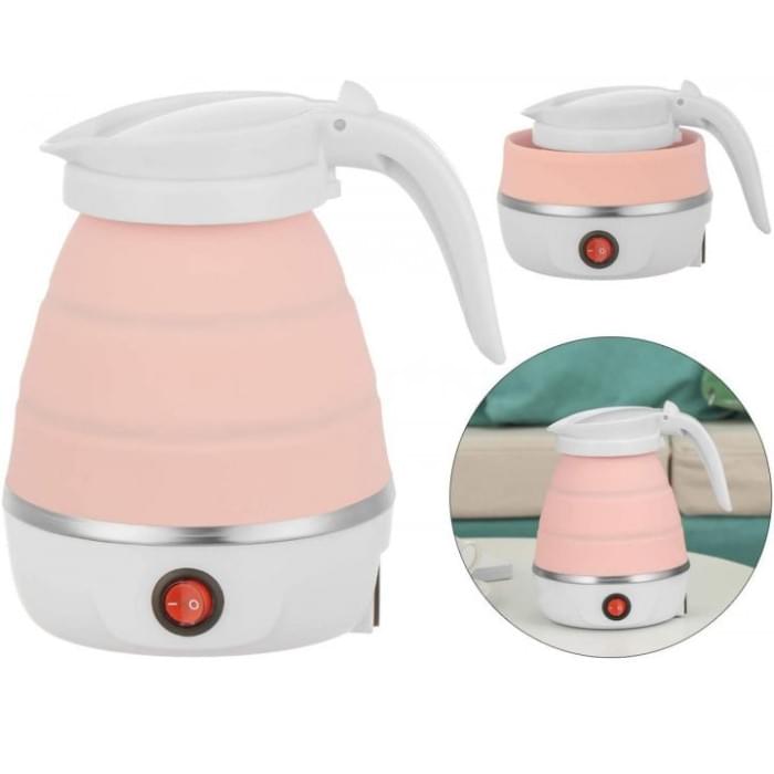 Електрочайник складаний Travel Folding 600ml. ZM-114 Колір: рожевий