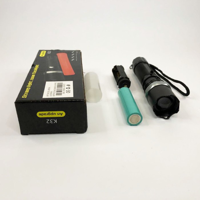 Портативний світлодіодний ліхтар з USB-зарядкою Bailong, Тактичні ліхтарі акумуляторні RE-95