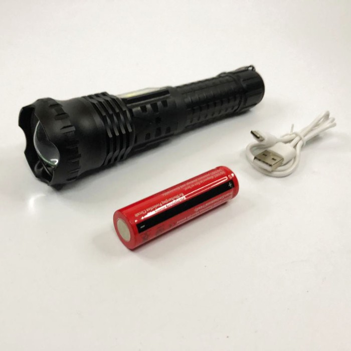 Пило-вологозахищений ударостійкий ліхтар Police BL-A95-P50+COB, Алюмінієвий ліхтар 18650 TQ-44