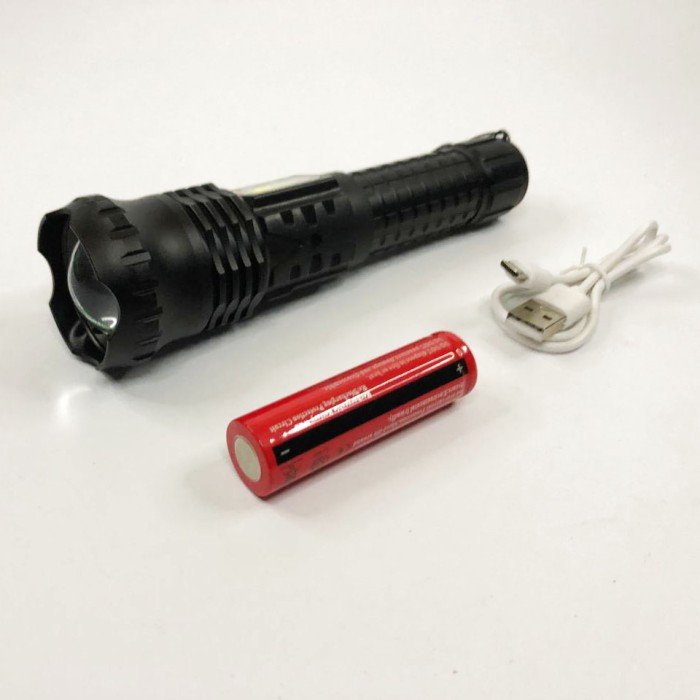 Пило-вологозахищений ударостійкий ліхтар Police BL-A95-P50+COB, Алюмінієвий ліхтар 18650 TQ-44