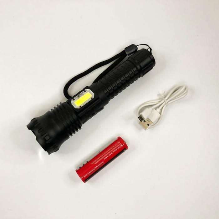Яскравий ліхтарик Police BL-A95-P50+COB, Ліхтарик світлодіодний ручний DI-324 акумуляторний портативний