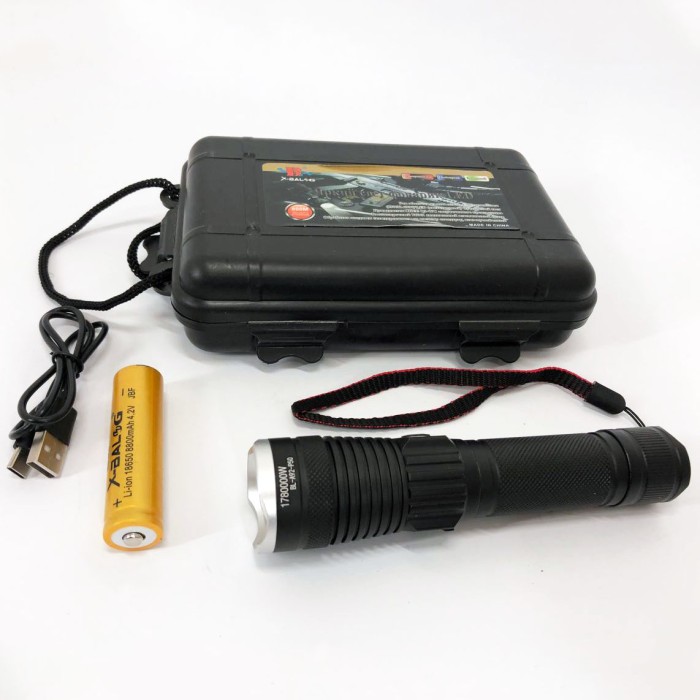 Ліхтар військовий зсу Police BL-A92-P50, Світильник зі світлодіодним зарядним портом RV-13