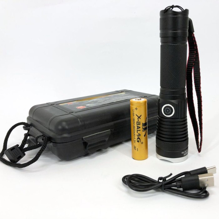 Перезаряджуваний ручний ліхтар Police BL-A92-P50, Компактний портативний ліхтар суперяскравий TS-14