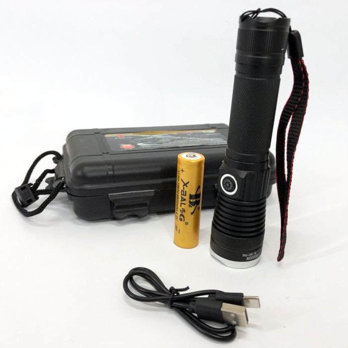 Перезаряджуваний ручний ліхтар Police BL-A92-P50, Компактний портативний ліхтар суперяскравий TS-14