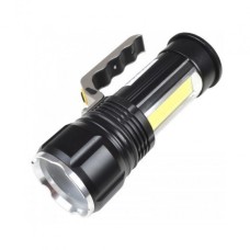 Ліхтар вуличний ручний Bailong S912-XPE+COB(white+red), Переносний ручний потужний ліхтар US-35