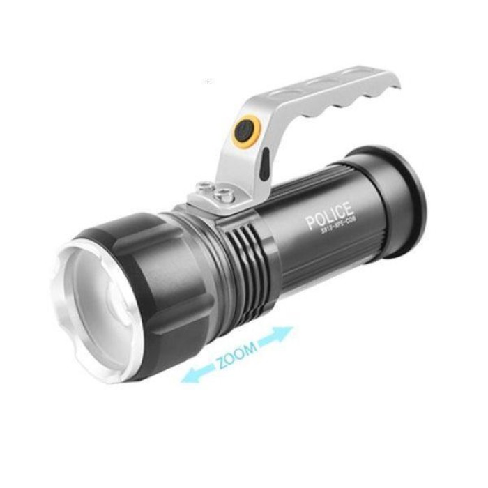 Ліхтар вуличний ручний Bailong S912-XPE+COB(white+red), Переносний ручний потужний ліхтар US-35