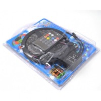 Світлодіодна стрічка SMD 5050 RGB LED 5 м IP65 з bluetooth контролем. підключення 220V