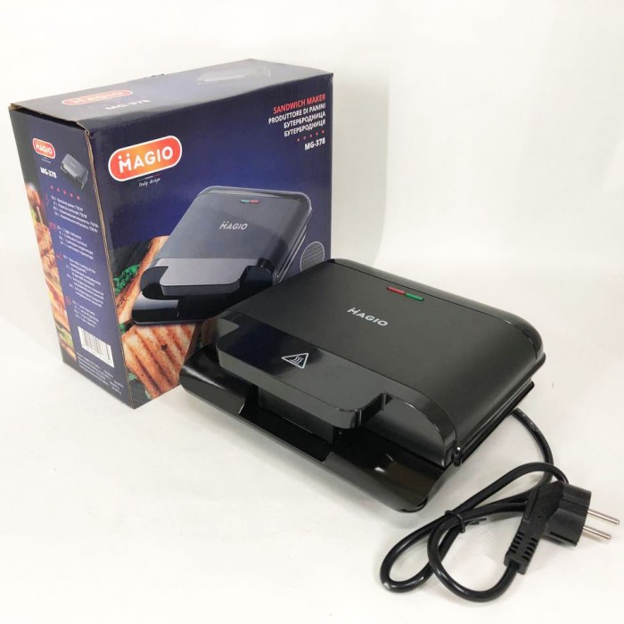 Гриль-бутербродниця з антипригарним покриттям, Гриль притискний ребристий, Якісний гриль KN-98