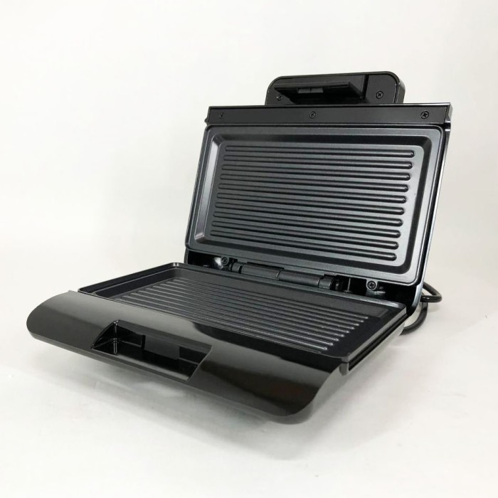 Гриль для м'яса з притиском, Домашній гриль бутербродниця Електричний кухонний FT-74